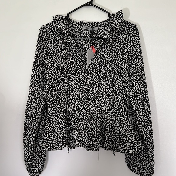 Oasis Blouse Black and White - Picture 4 of 6